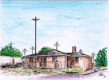Old B & O station, Newark, DE, 1998